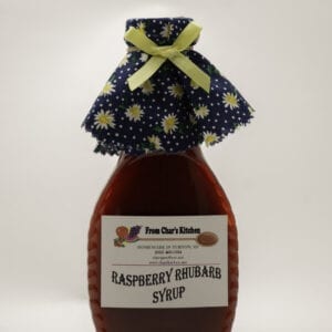 Raspberry Rhubarb Syrup - 10 oz